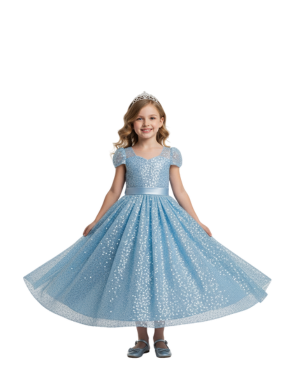 Party Frock - Sky Blue