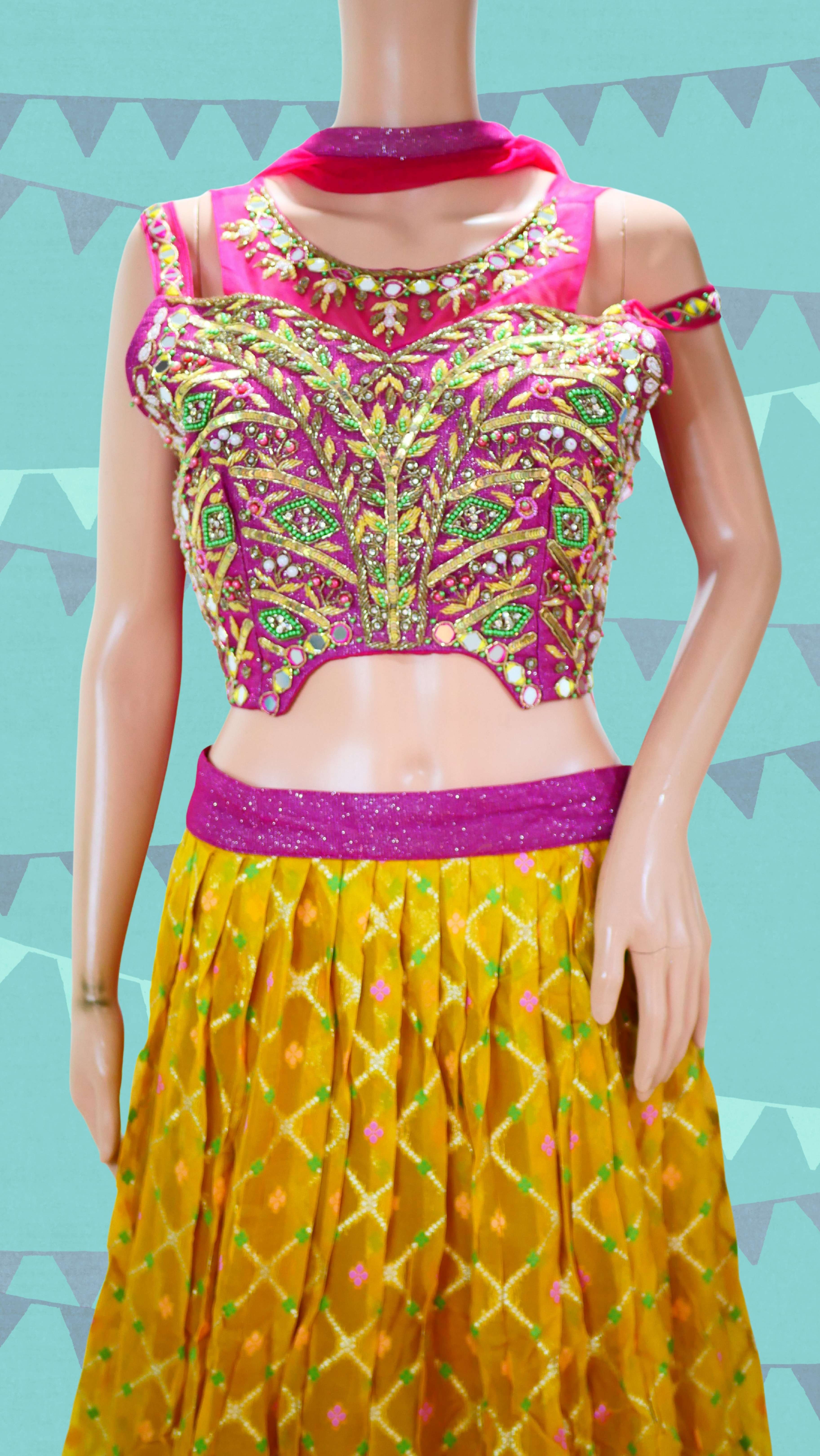 BANARASI CROP TOP