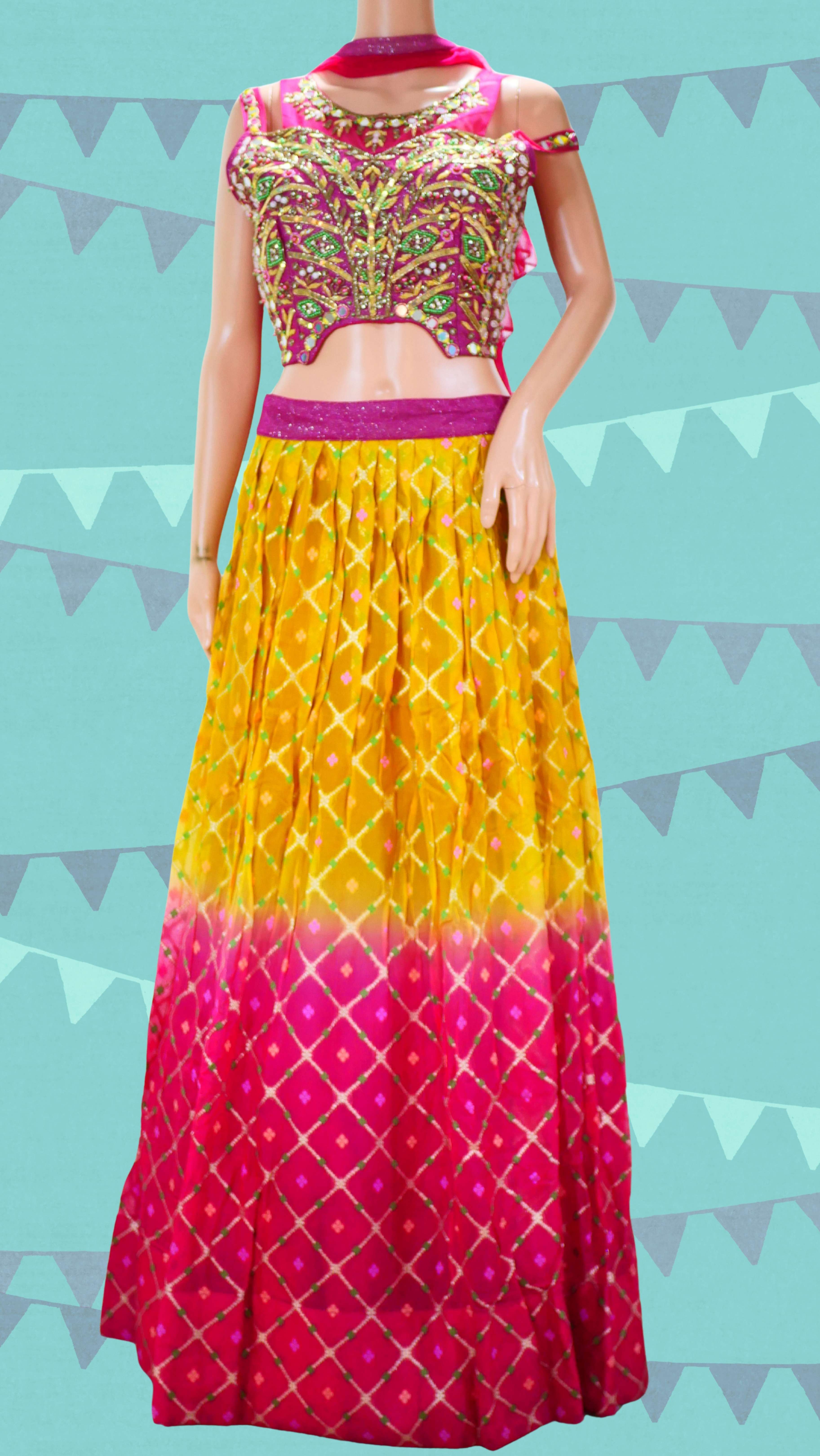 BANARASI CROP TOP