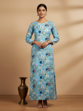 Printed Rayon Kurti