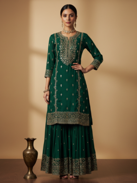 Kurti with Sharara Set