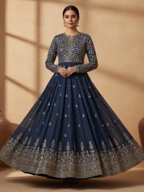 Georgette Party Anarkali